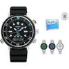 Seiko Solární pohon Silikonový řemínek Hodinky Pánské hodinky Černý ciferník SNJ035P1