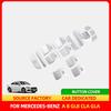 Aejask1 Styling Mouldings Aluminum Alloy Car Window Glass Lift Button Trim Sticker Fit For Mercedes Benz A B GLB CLA GLA Class W177 W247
