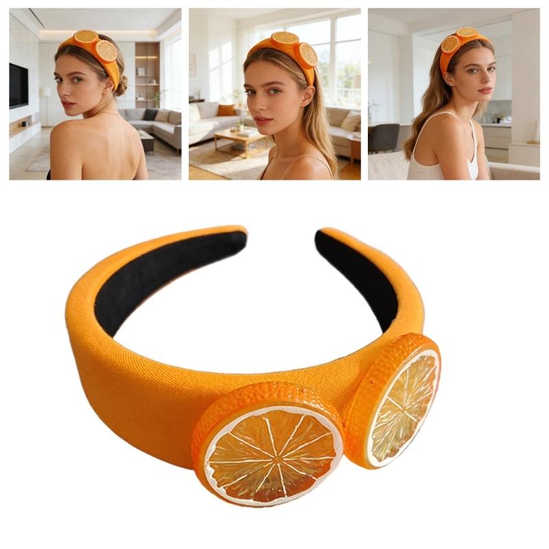 Wide Brimmed Hairband Cosplay Headdress For Women High Cranium Design Nonslip Spring Summer Hair Decoation