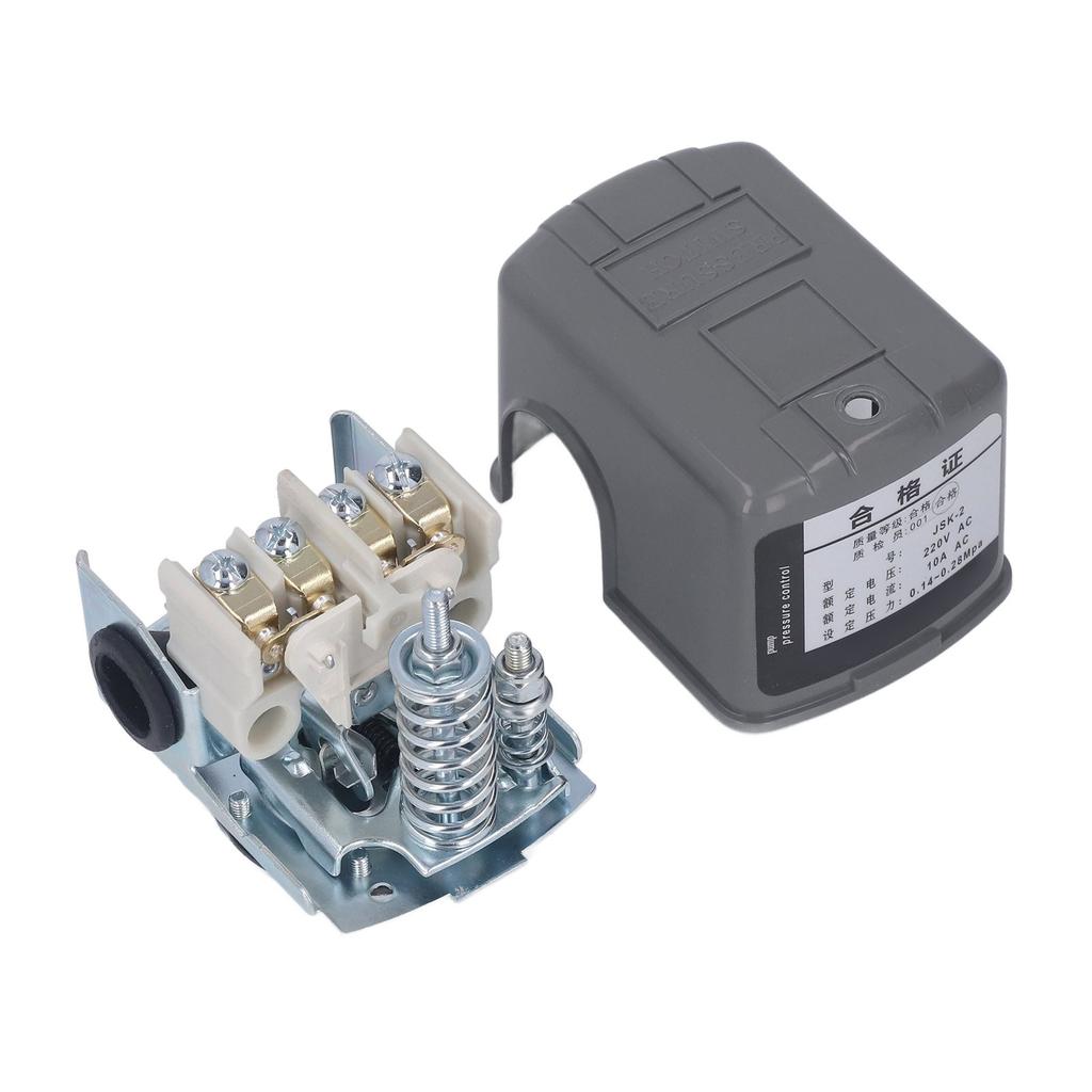 Pressostato para Bomba de Poço Ajustável Controle de Água Rosca Fêmea NPT de 3/8 polegadas 220VAC