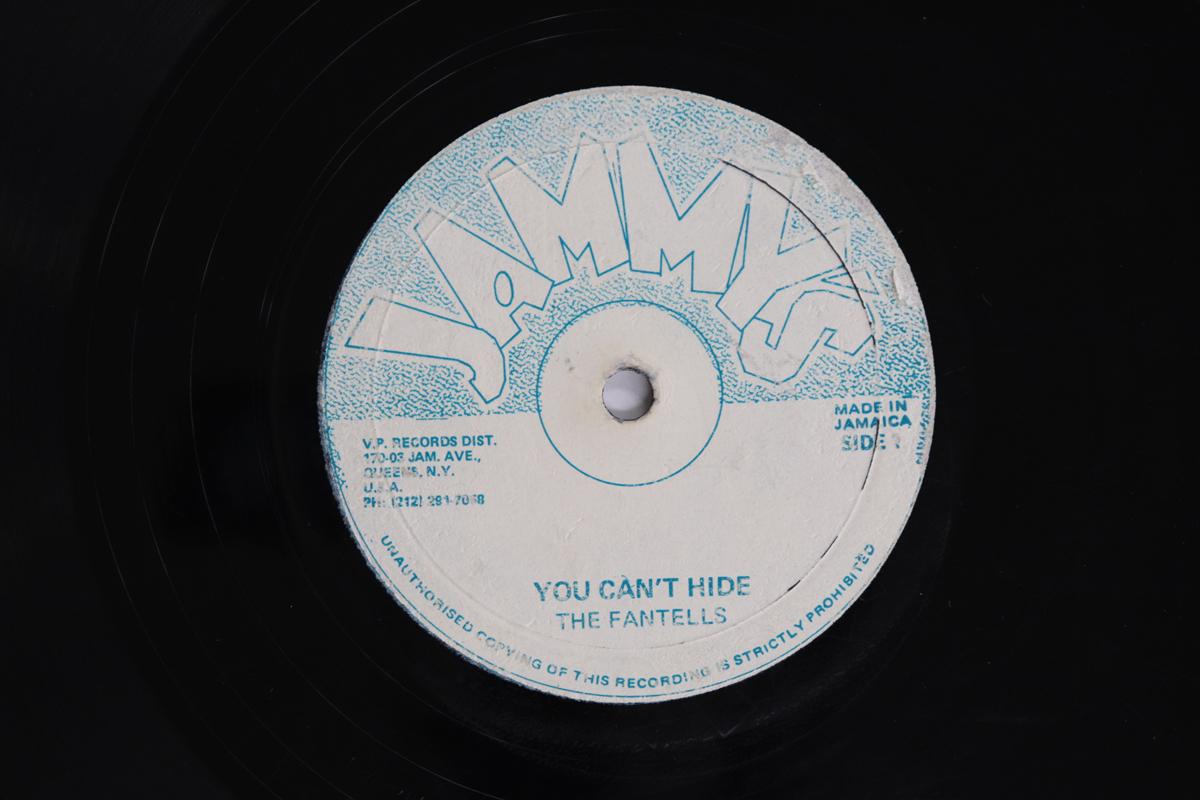 

12inch Record FANTELLS - You Can t Hide / Hiding Place NONE JAMMY S Jamaica Reggae, Ska & Dub Used