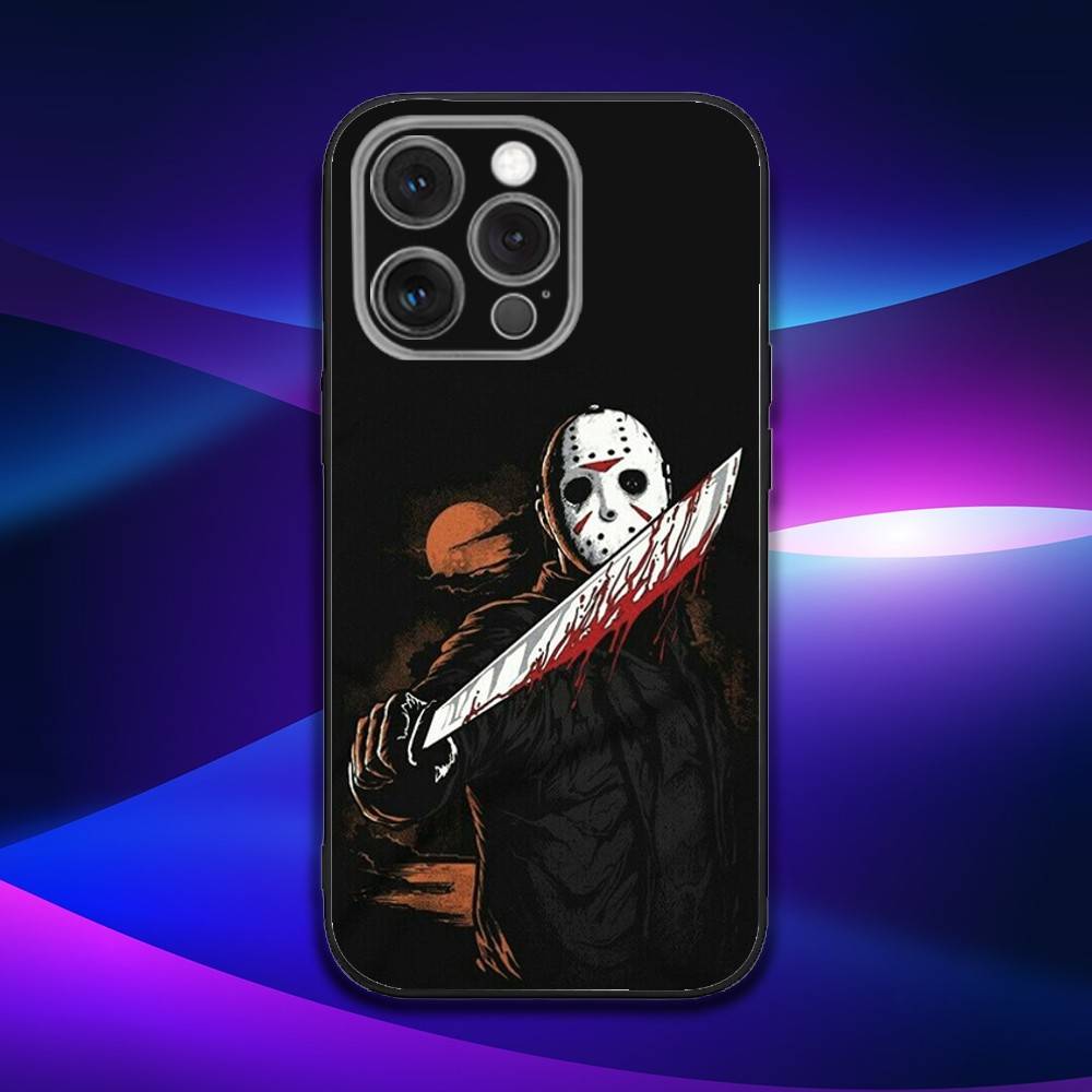 Halloween M-Michael Myers Phone Case For iPhone 16e,16,15,14,13,12,11,Pro,X,XS,Max,XR,Plus,Mini Soft Black Cover