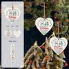 Heart Shaped Christmas Tree Ornaments, Christmas Decorations, Home Decor, A Christmas Surprise For Family And Friends.