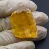 Natural Orange Amber Loose Gemstone 28.20 Ct Uncut Raw Rough for Lapidary and Gem Collections