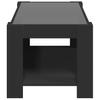 LED Coffee Table Black 93 x 53 x 45 cm Particleboard
