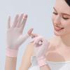 1 Pair Sun Protection Gloves One Size Sunscreen Breathable Anti-Uv Cooling Fabric Slip Gloves For Outdoor Cycling Driving