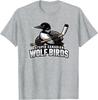 Dummer kanadischer Wolfsvogel - Eishockey T-Shirt