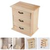 Mini 3 Tier Drawers Type Organizer 3-Layers Desk Sundries Box Stationery Storage Stand  Home