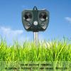 Repelente Solar Ultrassônico para Animais de Exterior Repelente de Ratos Pragas Sensor Repelente de Pássaros Gatos Cães Raposas para Jardim