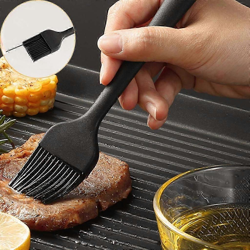 2 Pack Silicone Basting Pastry Brush Grill Brush Pastry Cooking Brush Oil Baking Brushes Heat Resist less