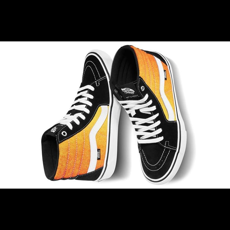 Vans SK8 HI Pro 'Fade Black Orange' VN0A45JDSWE