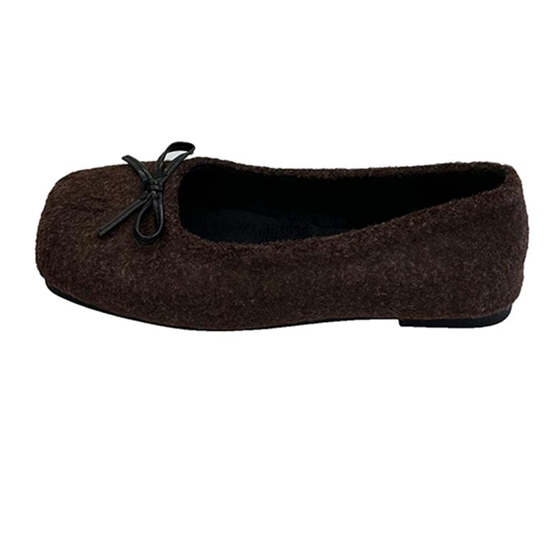 Fashion Flats Women Loafers Shoes Square Toe Flats Shallow Shoes Fashion Dress Autumn Cozy Sandals 2025 Casual New Sport Mujer Zapatos