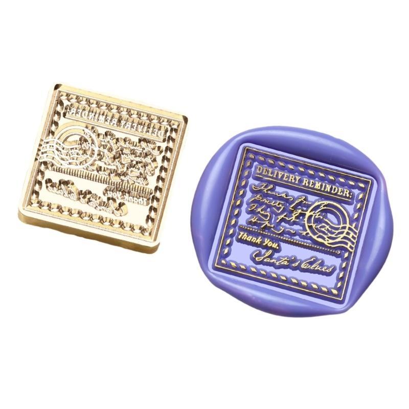  Scrapbooking Theme Wax Seal Stamp Head for Sealing Wedding Invitations Appreciation Card Envelope Party Invitation