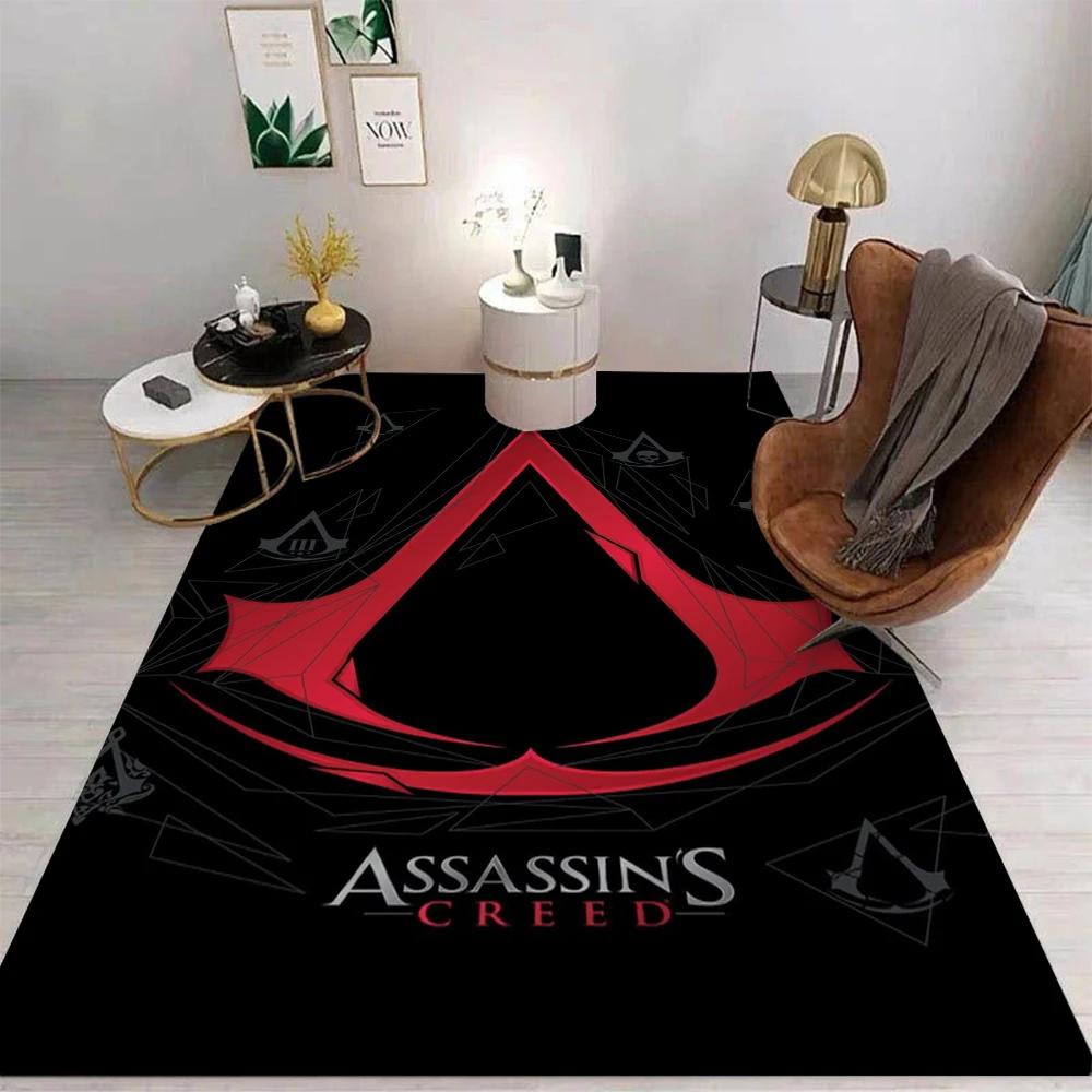 Assassins Creed 3D Printed Carpet for Living Room Decor The Game Leap of Faith Gaming Bedroom Area Rug Aesthetic Decor Foot Mats