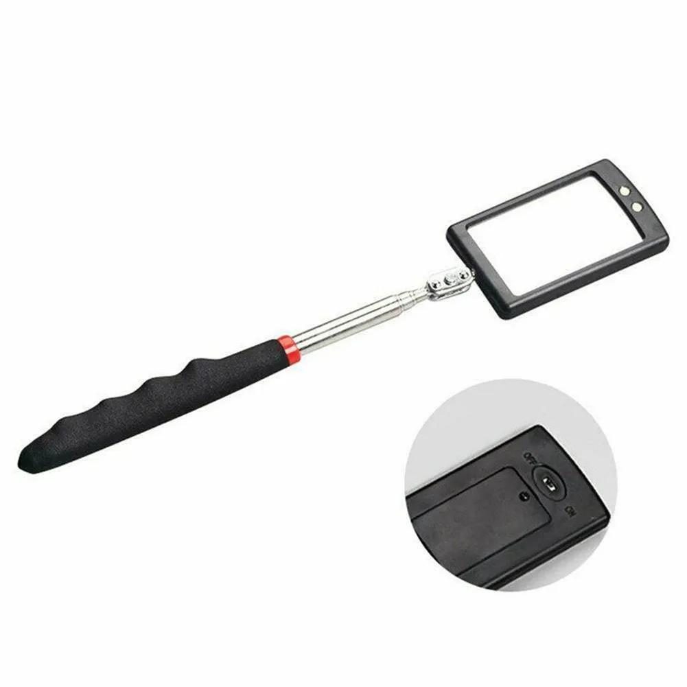 

LED Lighted Inspection Mirror with Telescoping Handle for Mechanics Swivel and Extendable Design for Hard to Reach Areas China Mainland