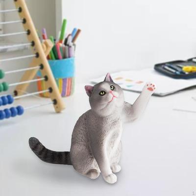Realistic Cat Animal Figure Model, Figurine Kitten Toy, Party Supplies Science