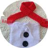 Christmas Snowman Twin Baby Photography Sleeping Bag Set