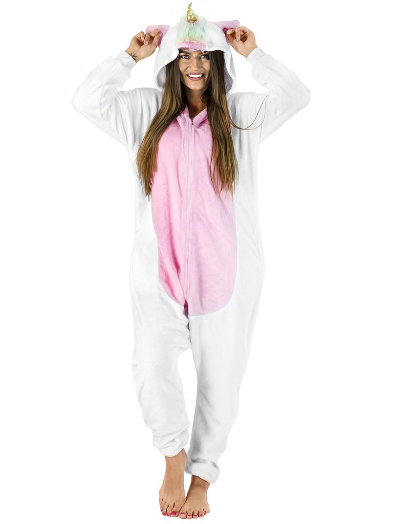 Pánské pyžamo kigurumi jednorožec overal kostým pro dospělé velikost S