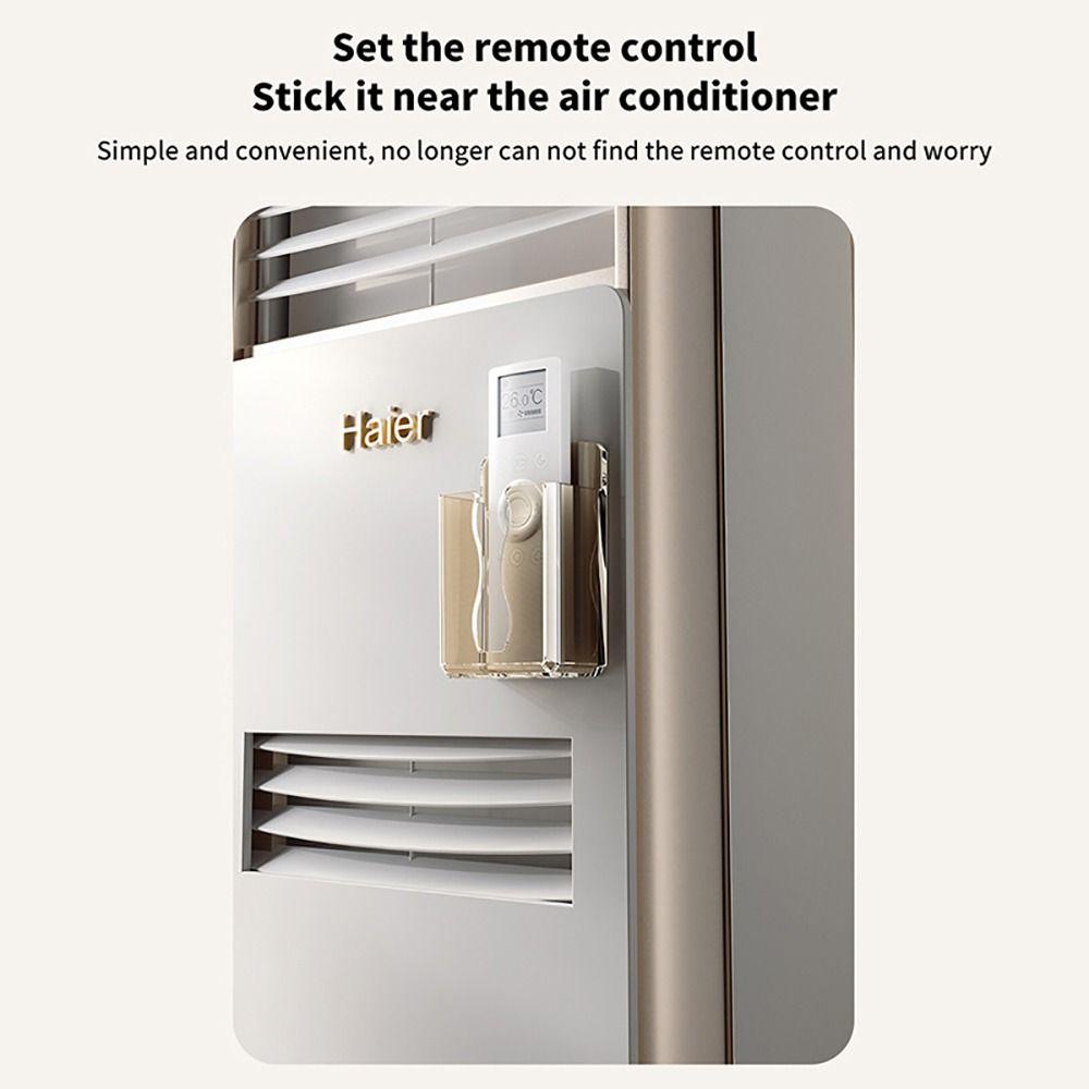 1Pcs Hanging Stand Air Conditioner Remote Holder Storage Phone Charging Bracket
