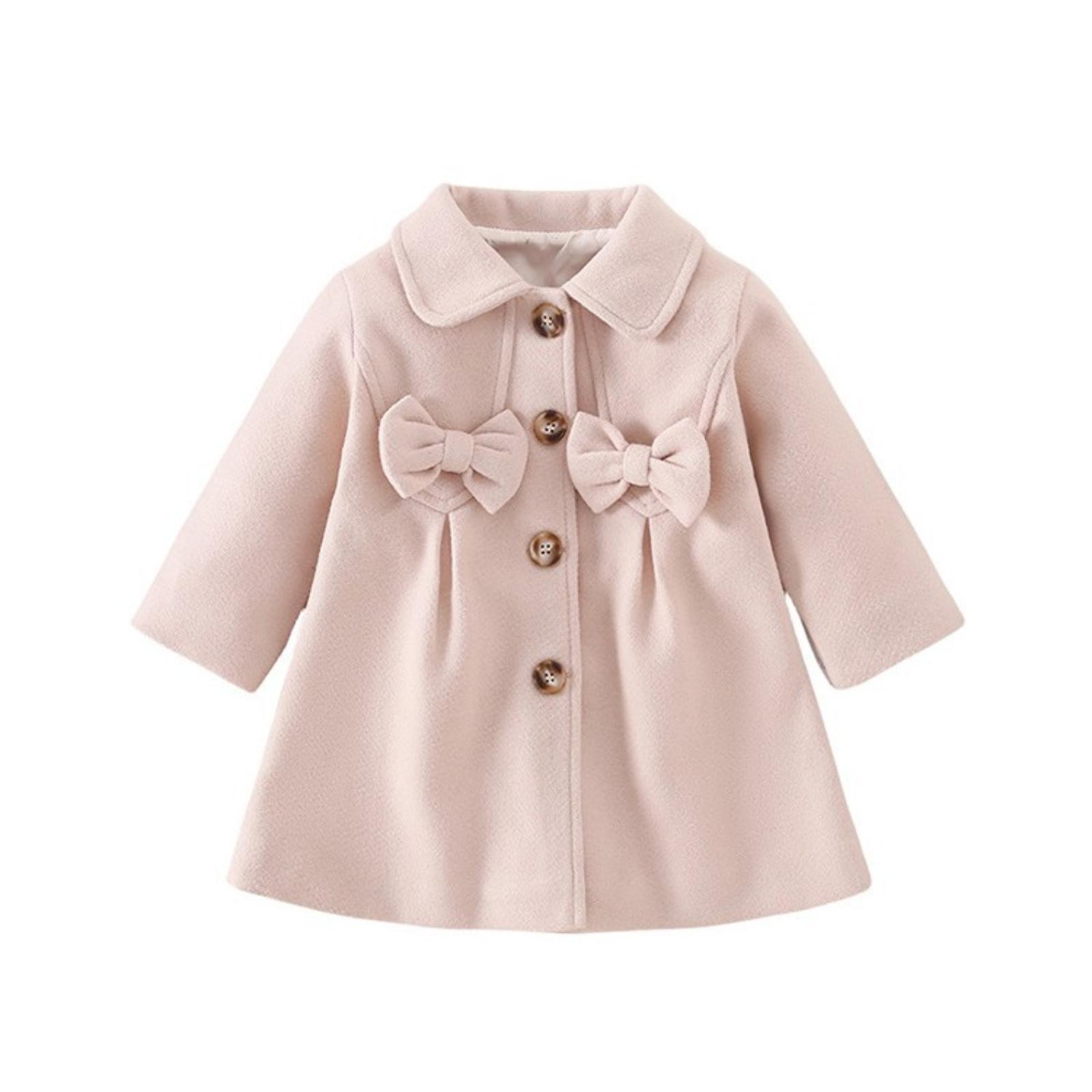 

Children s Cotton-padded Coat With Turn-down Collar And Single-breasted Design 110