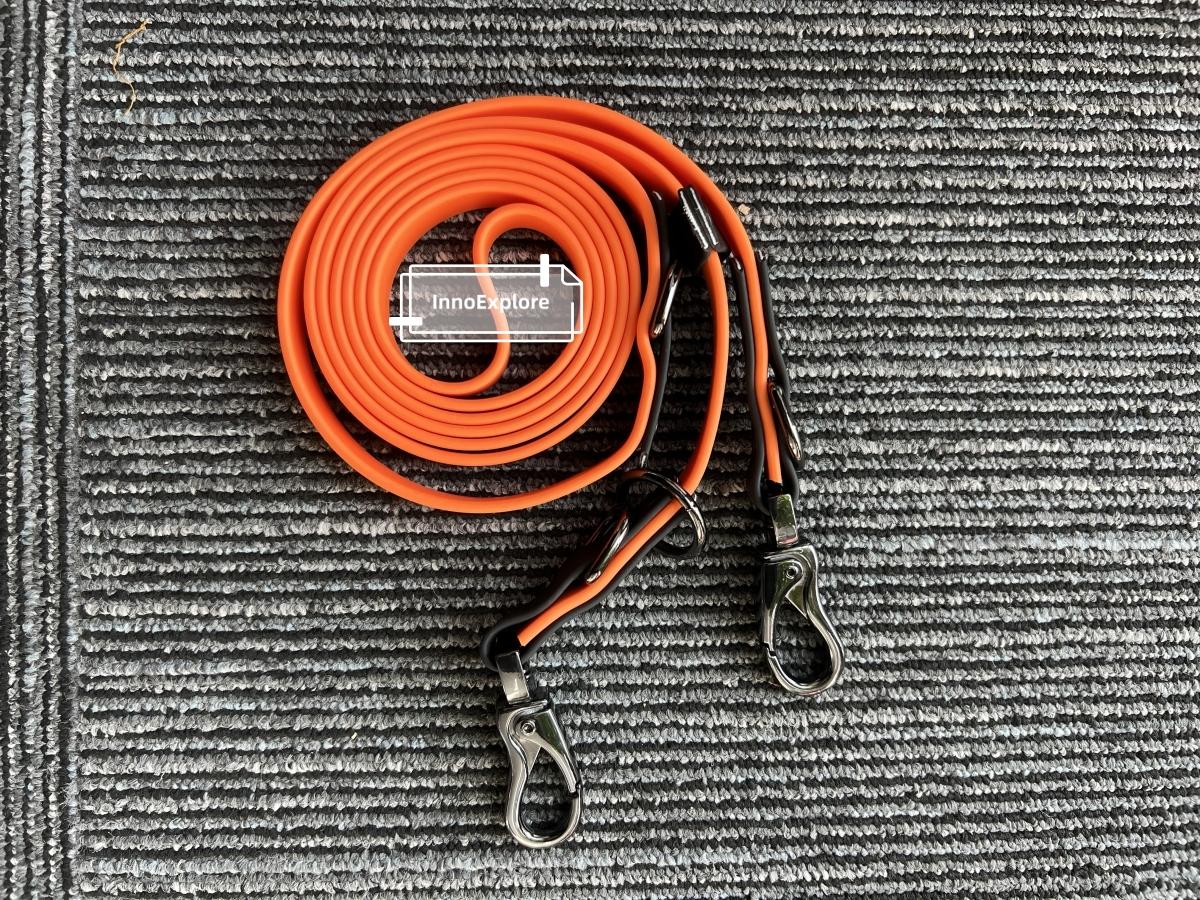 

Водонепроницаемая ПВХ-нейлоновая лента для домашних собак, длинный мягкий поводок, не тянет, резина без рук, легкоочищаемый поводок, рулетка, французский бык