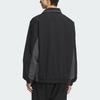 Adidas Woven Logo Color Block Sports Casual Long Sleeve Jacket Men Jackets Black KC3920