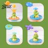 Kids Swimming Pool Accessories Cute Crocodile Bath Toy Light Up Fountain Bathtub Rotating LED Water Spray Toddler Sensory Play Toy for Toddlers