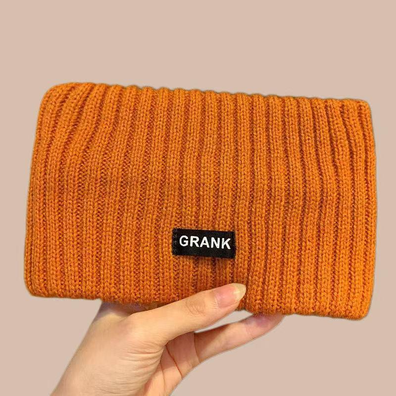 1Pcs Female Punk Elastic Headwear Women Winter Wide Headband Solid Color Knitted Warm Headwrap Sports Hair Bands Accessories