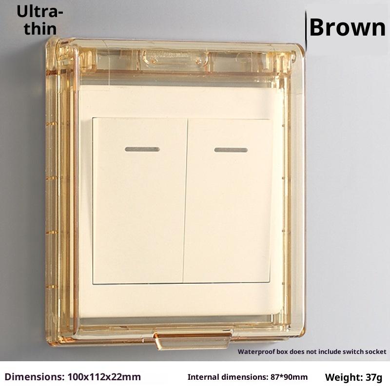 

1/2/3 шт. Защитная крышка для выключателя типа 86, самоклеящаяся настенная розетка, водонепроницаемая для ванной комнаты, электрическая вилка, настенная розетка для выключателя, защита от брызг-П