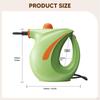Handheld Steam Cleaner Household with 700ml Tank for Curtain Tight Gap Grout Green