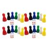 Board Game Chessman Dice Plastic Puzzle Game Pieces Card Game Accessories for Kids Strategy Play
