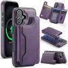 MAGKING K3 Series For iPhone 16 Case Compatible with MagSafe Wallet PC+TPU+PU Phone Cover