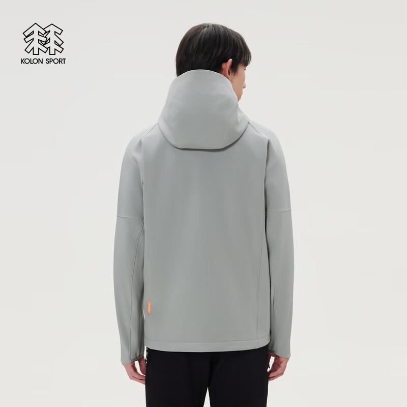 KOLON SPORT Men's Water-Repellent Hooded Softshell Jacket