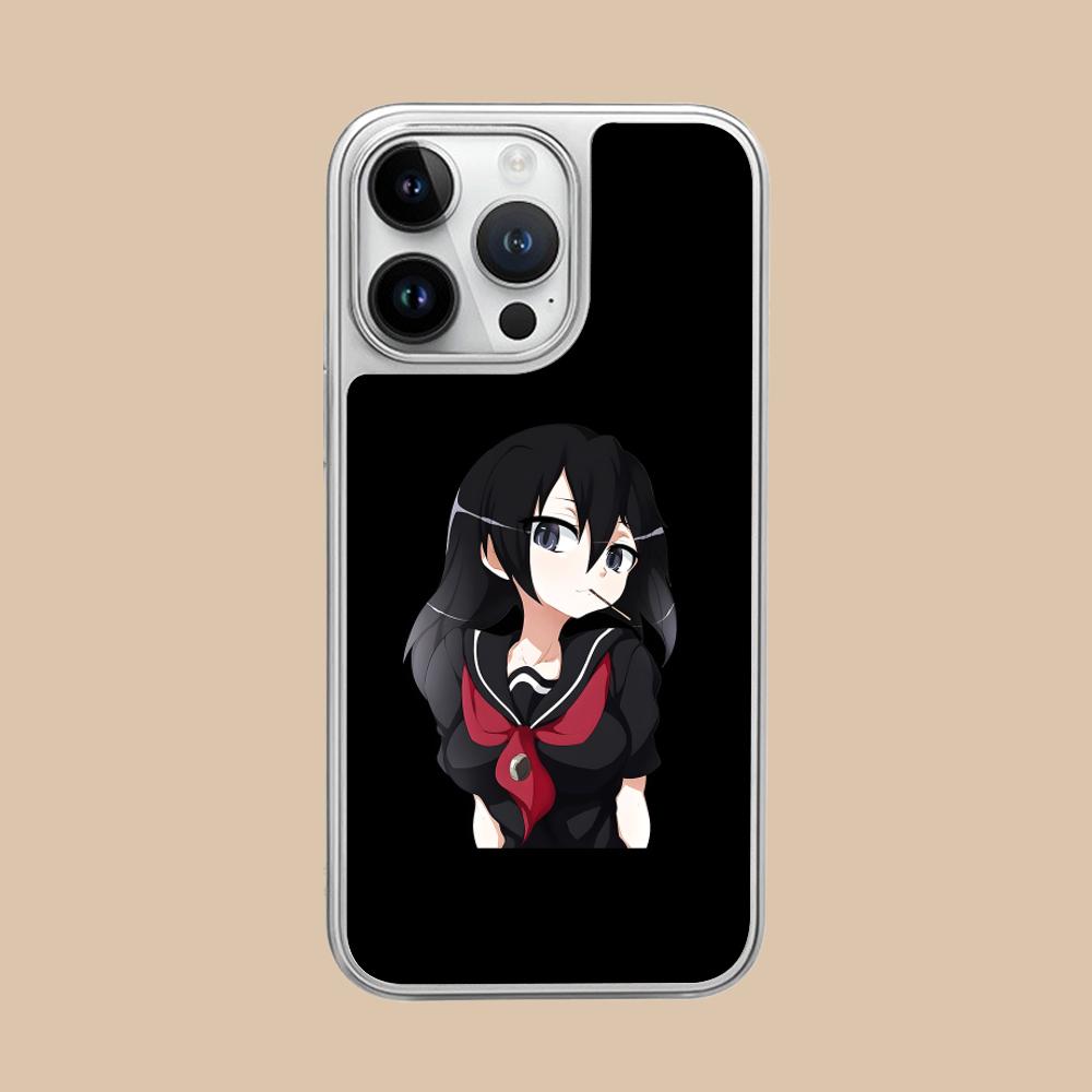 Akame Kurome Silver Plating Mobile Phone Case for iPhone 17 16 15 14 13 12 11 Air Pro Max Plus Colorful Cover
