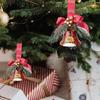 Jingle Bell Metal Pendant Home Decor Front Door Hanger Bells Decorations For Wall Classroom Wreaths Window Staircase Tree Mantel