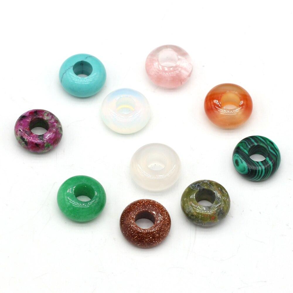 10Pcs Hot Sale Natural Stone Beads Semi-Precious Loose Bead For Jewelry Making DIY Necklace Pendant Bracelet Earrings Accessory