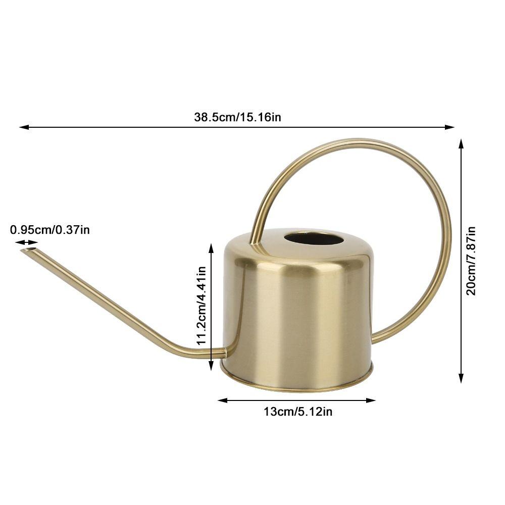 Long Spout Watering Can Gold Plant Watering Can Durable Decorative Watering Can  For House Plants