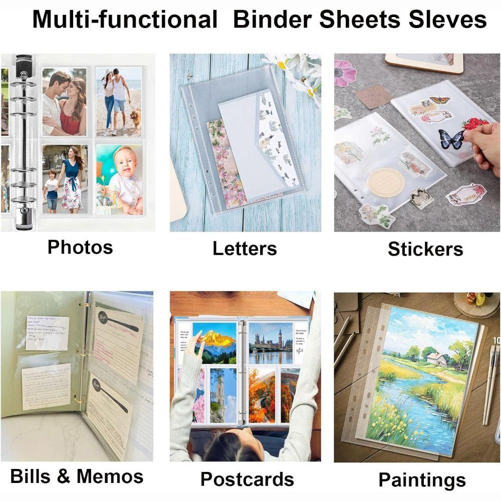 Multi-Pockets Photocard Binder A5 Size Inner Page Kpop Photocard  Binder Photocard Sleeves