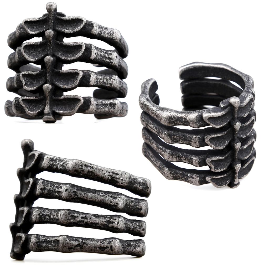Vintage Open Bone Ring Unique Fashion Jewelry
