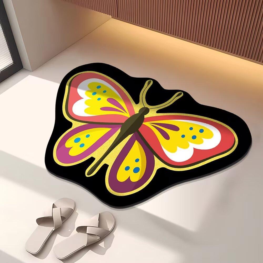 Absorbent Non-slip Bathroom Floor Mat Toilet Diatom Mud Toilet Household Carpet Bathroom Door Toilet Foot Mat