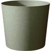 Conical Flower Pot Ø 40 Cm - EDA - Element - 30 L - Drainage System - Indoor / Outdoor - Ø 39.1 X H 32 Cm - Khaki