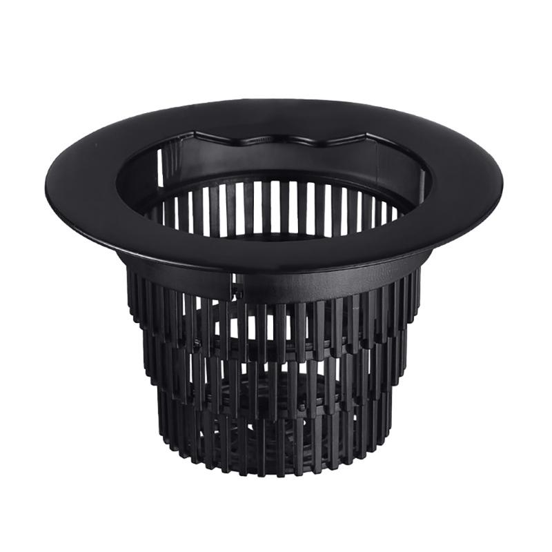 Adjustable Kitchen Sink Drain Basket Plastic Round Mesh Sink Strainer Filter Telescopic Sink Drain Basket Easy to Use 1