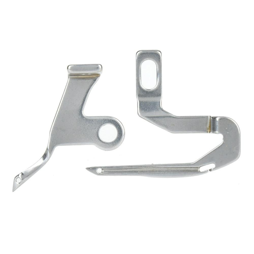 

2pcs Alloy Overlock Looper Household Silver Sewing Machine Looper Durable Wide Upper Lower Looper Household Sewing