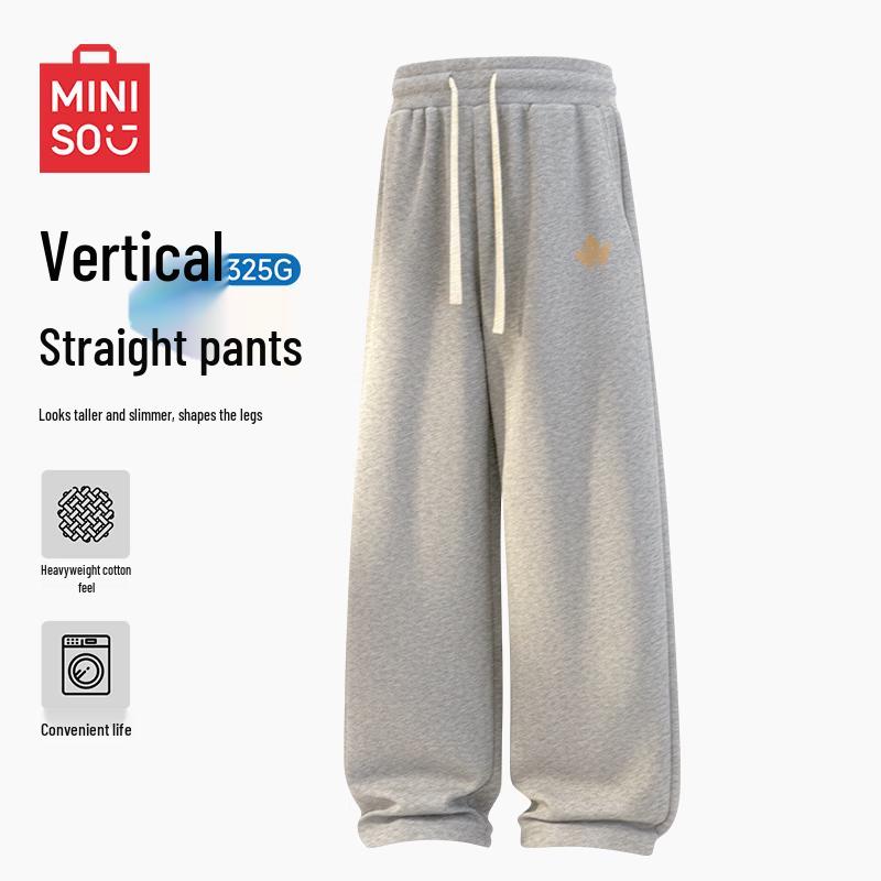 MINISO Men s Straight-Leg Casual Sweatpants M