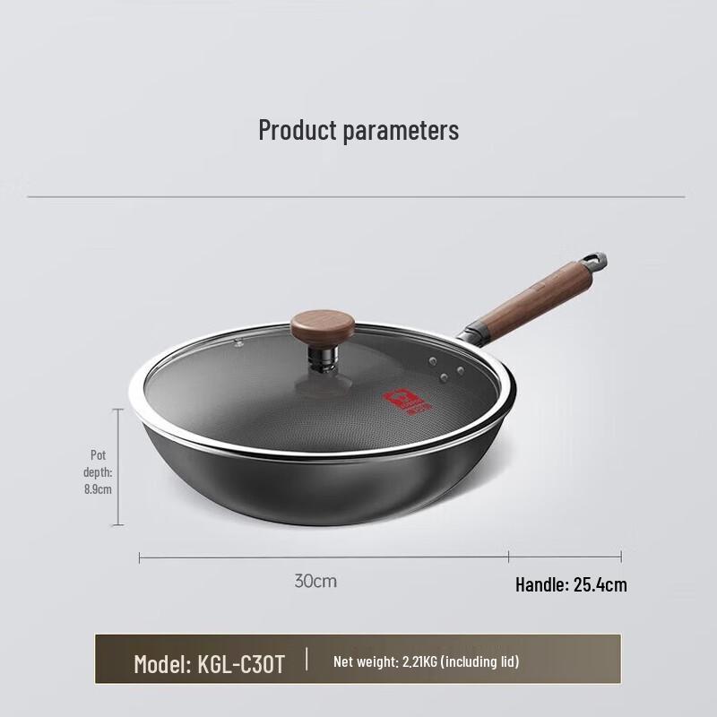 Kombach Non-stick Cast Iron Wok