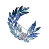 Crystal Wheat Ear Brooch, High-end Women's Delicate Brooch, Retro High-end Style, Suit Coat Accessory Pin