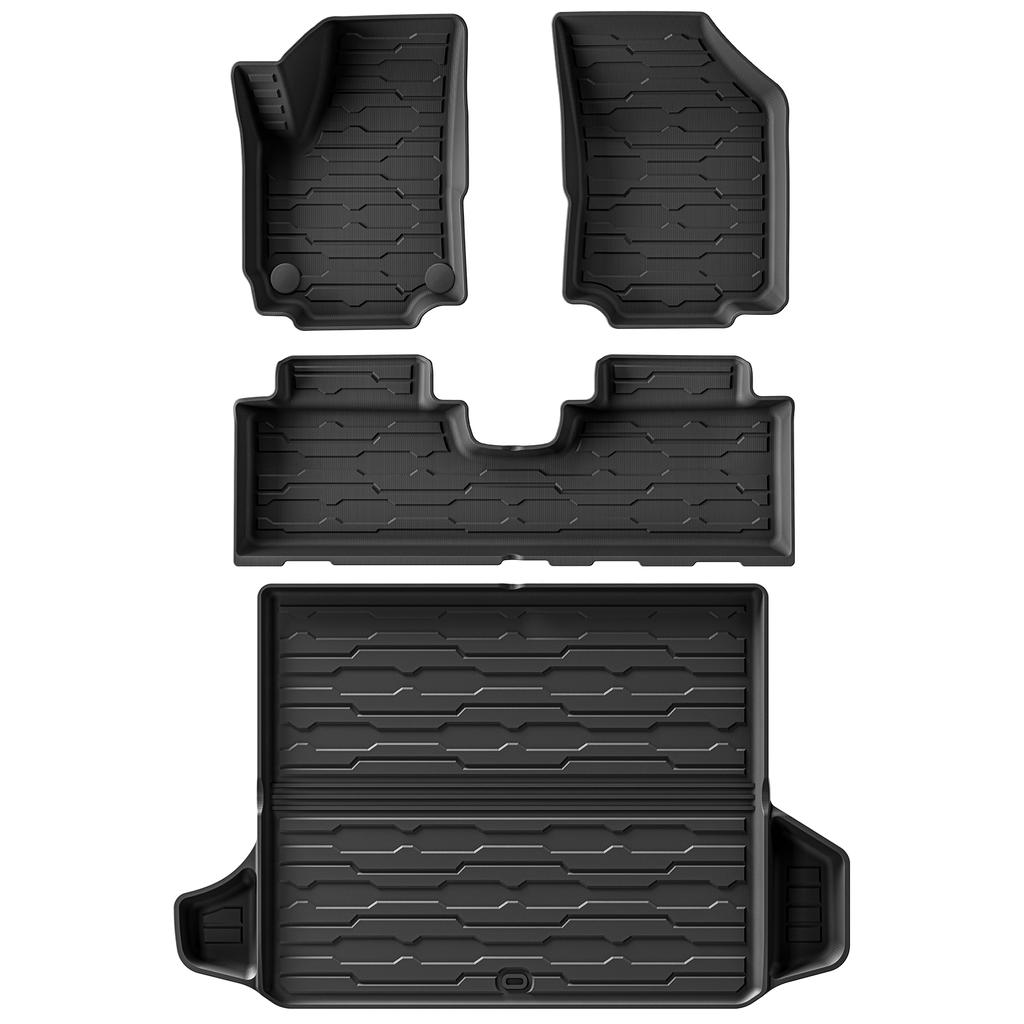 for GMC Terrain Chevrolet Equinox 2025 2025 - 2018 TPE 3D Car Floor Mats Trunk Backrest Pad Waterproof Protective Left Rudder