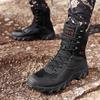 Men's Tactical High-Top Waterproof Boots - Breathable Combat, Desert, Hiking, and Outdoor Shoes