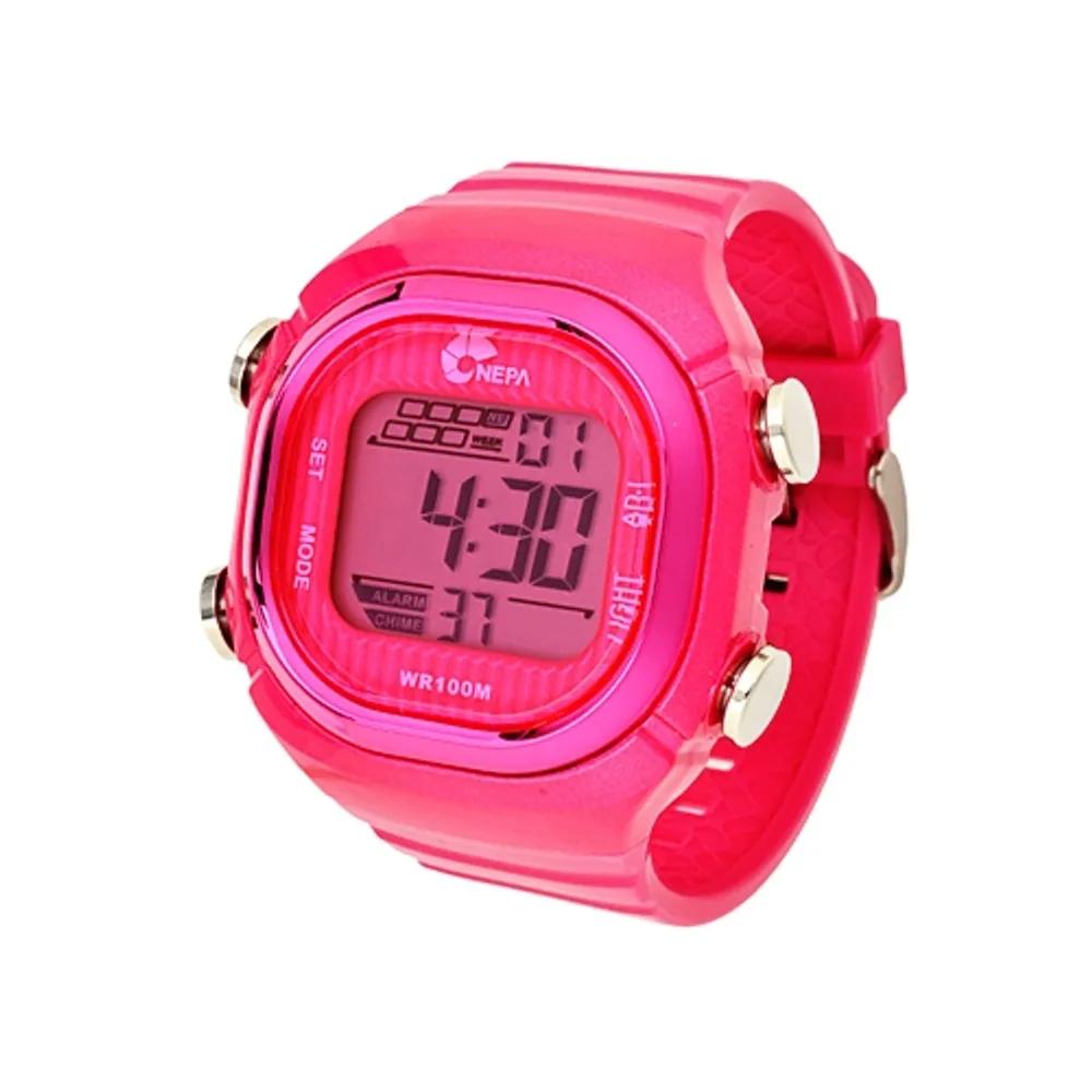[Nepa] Urethane Band Women s Digital Watch N221PK
