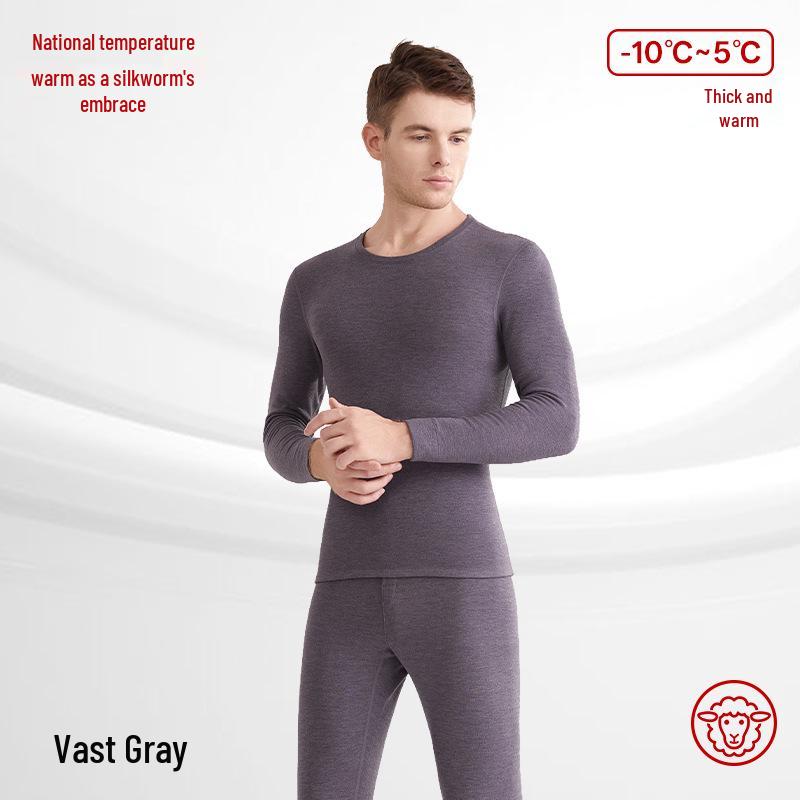 Női kasmírkeverék hőtermelő kerek nyakú termál szett: Antisztatikus, Bőrbarát, Őszi/Téli Alsónemű